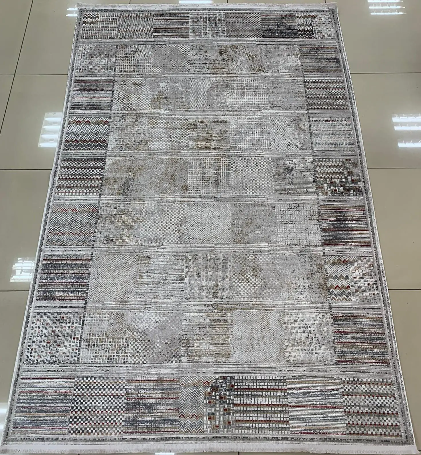 Padişah Halı Evidence 37868 110 Serisi Viskon Akrilik Salon Oturma Yatak Odası Halısı