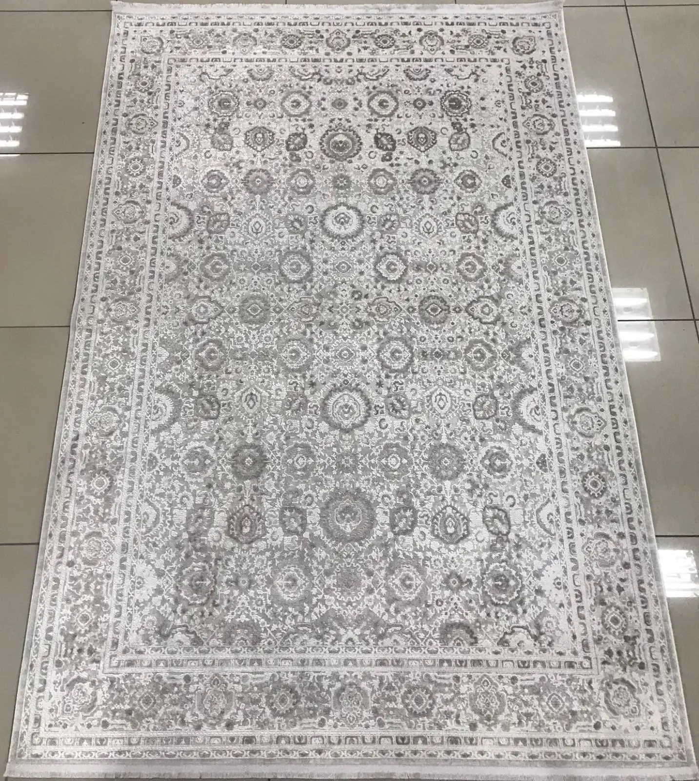 Padişah Halı Evidence 37879 070 Serisi Viskon Akrilik Salon Oturma Yatak Odası Halısı